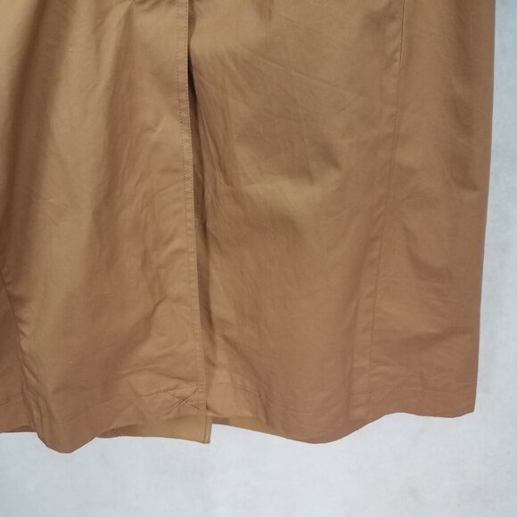 NEW A new Day Women's S Trench Coat in Burlap Brown Cotton NWT $50 - Picture 8 of 12
